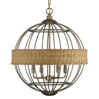A thumbnail of the Savoy House 7-7773-4 Warm Brass / Natural Rattan