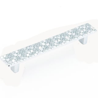 Schaub And Company 236 15 Satin Nickel Mosaic 5 1 16 Center To Center Designer Bar Handle Cabinet Pull Made In Italy Pullsdirect Com