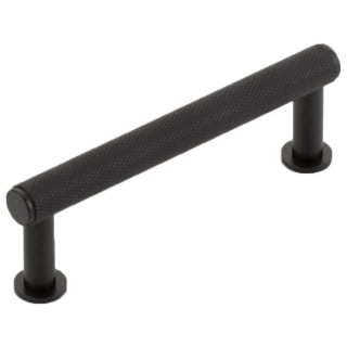 Schaub and Company 5003-MB Matte Black Pub House 3-1/2 Center to Center  Diamond Knurled Solid Brass Bar Style Cabinet Handle / Drawer Pull 