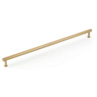 Schaub and Company 5024A-SSB Signature Satin Brass Pub House 24 Center to  Center Knurled Industrial Solid Brass Appliance Handle / Appliance Pull 