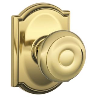 A thumbnail of the Schlage F10-GEO-CAM Lifetime Polished Brass