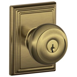 A thumbnail of the Schlage F51-GEO-ADD Antique Brass