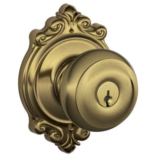 A thumbnail of the Schlage F51-GEO-BRK Antique Brass