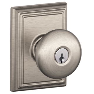 A thumbnail of the Schlage F51A-PLY-ADD Satin Nickel