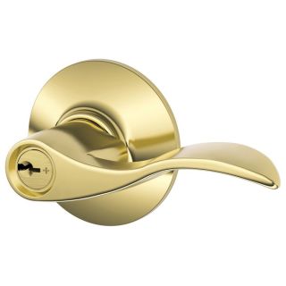 A thumbnail of the Schlage F80-ACC-RH Polished Brass