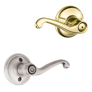 A thumbnail of the Schlage F40-FLA-LH Polished Brass x Satin Nickel