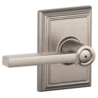 Schlage F40LAT716ADD Aged Bronze Latitude Privacy Door Lever Set