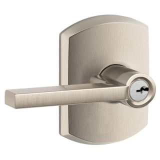 A thumbnail of the Schlage F51-LAT-GRW Satin Nickel