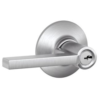 Schlage J Series Solstice Lever Keyed Entry Lock with Collins Trim
