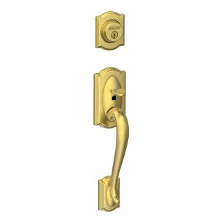 A thumbnail of the Schlage F58-CAM Satin Brass