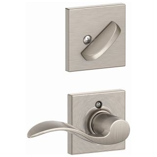 A thumbnail of the Schlage F59-ACC-COL-RH Satin Nickel
