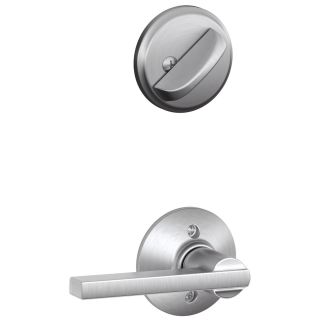 Schlage Latitude Lever with Collins Rose Interior Trim Pack for F