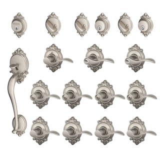 A thumbnail of the Schlage F600-BRK-ACC-LH Satin Nickel