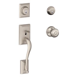 A thumbnail of the Schlage F62-ADD-GEO Satin Nickel