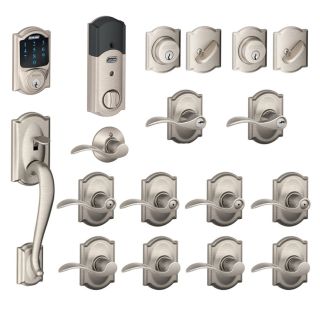 A thumbnail of the Schlage F800-CAM-ACC-RH Satin Nickel