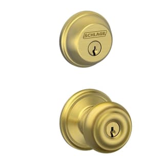 A thumbnail of the Schlage FB50-GEO Satin Brass