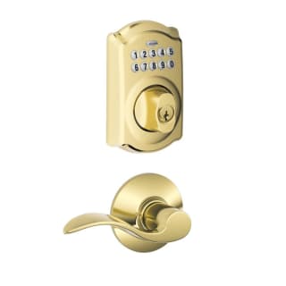SCHLAGE Antique Brass Keypad Electronic Deadbolt Keyless Access Home Door Lock
