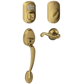 A thumbnail of the Schlage FE365-PLY-FLA-RH Antique Brass