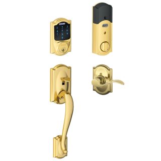 A thumbnail of the Schlage FE469NX-CAM-ACC-CAM-LH Polished Brass