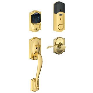 A thumbnail of the Schlage FE469NX-CAM-ACC-CAM-RH Polished Brass