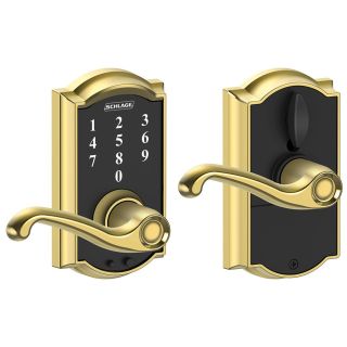A thumbnail of the Schlage FE695-CAM-FLA Bright Brass