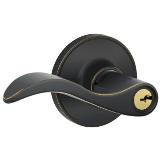 Schlage J54-SEV Seville Single Cylinder Keyed Entry Door Lever