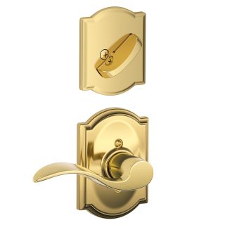 A thumbnail of the Schlage F94-ACC-CAM-RH Polished Brass