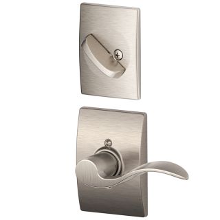 A thumbnail of the Schlage F59-ACC-CEN-LH Satin Nickel