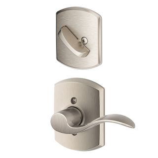 A thumbnail of the Schlage F59-ACC-GRW-LH Satin Nickel