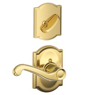 A thumbnail of the Schlage F94-FLA-CAM-RH Polished Brass