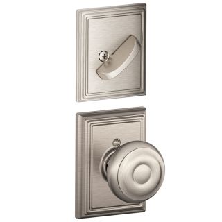 A thumbnail of the Schlage F59-GEO-ADD Satin Nickel