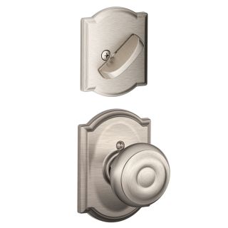 A thumbnail of the Schlage F59-GEO-CAM Satin Nickel