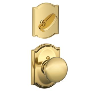 A thumbnail of the Schlage F94-PLY-CAM Polished Brass