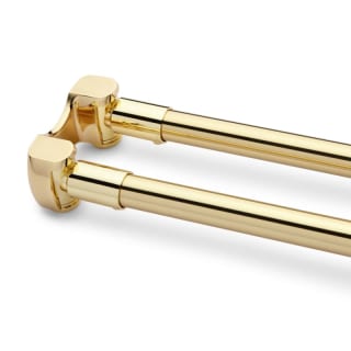 Signature Hardware 299936 Polished Brass 48 Curved Double Shower
