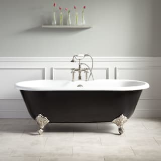 gray clawfoot tub