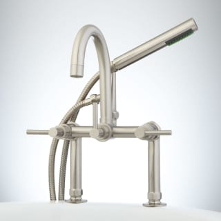 Signature Hardware 421689 Chrome Sebastian Deck Mounted Tub Filler