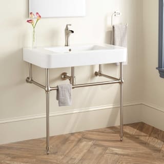 A thumbnail of the Signature Hardware 937107 White / Brushed Nickel