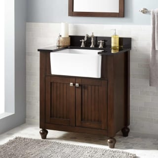 Signature Hardware 427134 Antique Coffee Absolute Black Granite