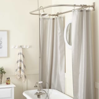 Clawfoot tub shower online conversion kit