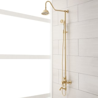 Classic Design Recessed LED Shower System | Cascada Showers Antique Brass