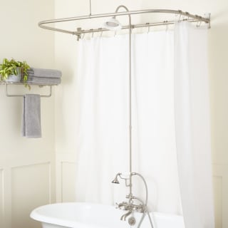Signature Hardware 430274 Brushed Nickel English Hand Shower