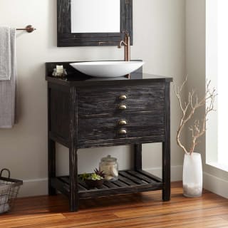 A thumbnail of the Signature Hardware 942249-R Antique Pine / Absolute Black Granite