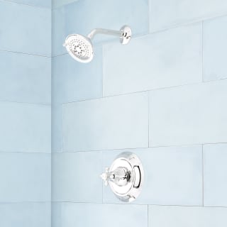 Signature Hardware 449741 Chrome Boca Raton Pressure Balanced Shower Only Trim Package Less Valve Faucet Com