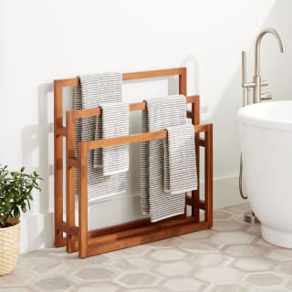 Teak towel bar on sale