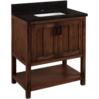A thumbnail of the Signature Hardware 953310-30-RUMB-1 Rustic Brown / Absolute Black