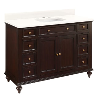 A thumbnail of the Signature Hardware 953302-48-RUMB-8 Dark Espresso / Arctic White