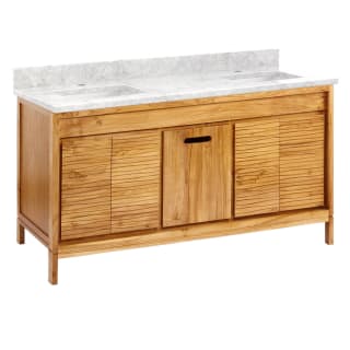 A thumbnail of the Signature Hardware 953273-60-RUMB-1 Teak / Carrara