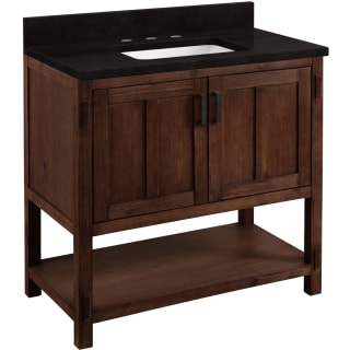 A thumbnail of the Signature Hardware 953310-36-RUMB-8 Rustic Brown / Absolute Black