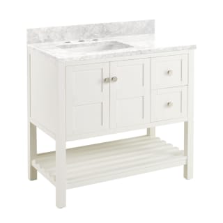 A thumbnail of the Signature Hardware 952383-RUMB-8 White / Carrara Marble