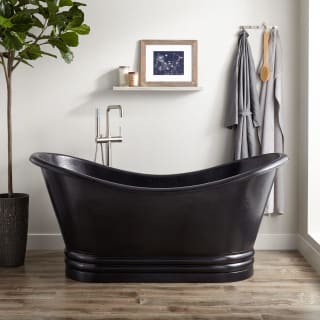 A thumbnail of the Signature Hardware 953060 Antique Black / Brushed Nickel Drain